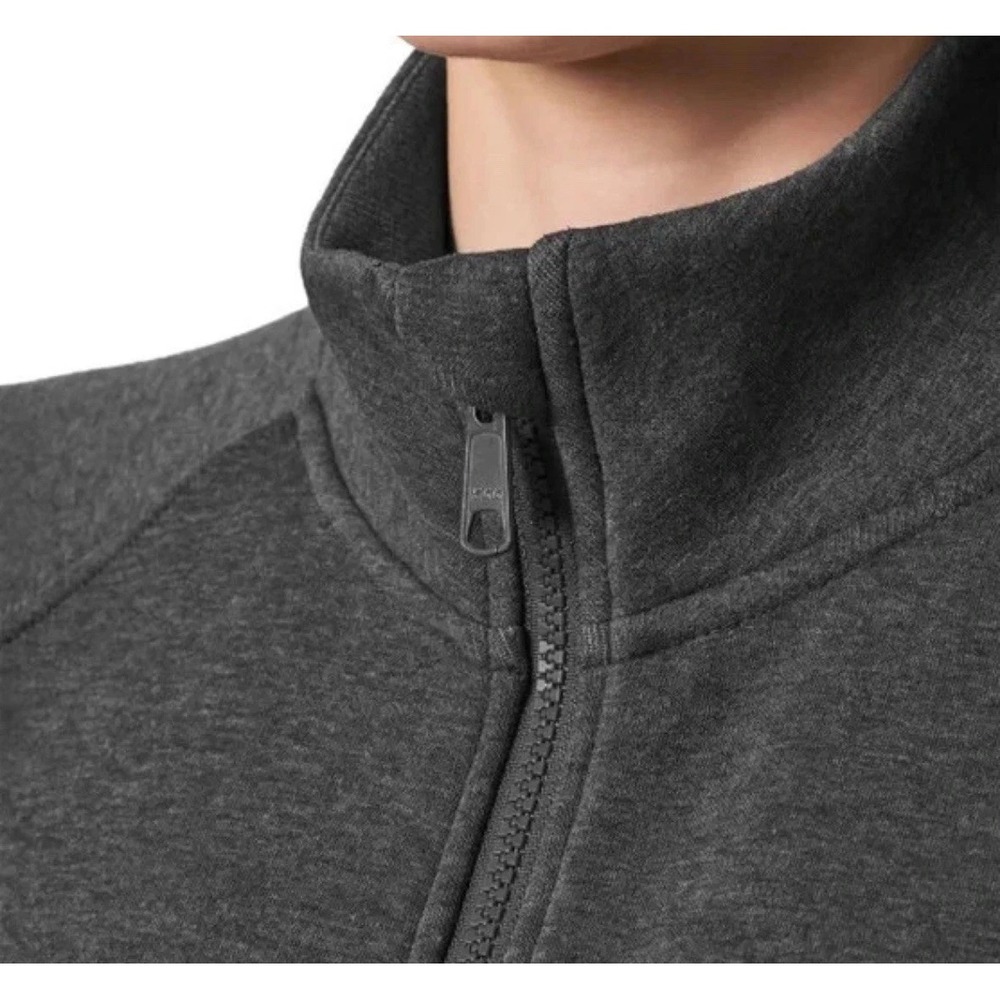 Mondetta Womens Fleece Full-Zip Jacket Black Charcoal Size M NEW 1906568 - Picture 4 of 7